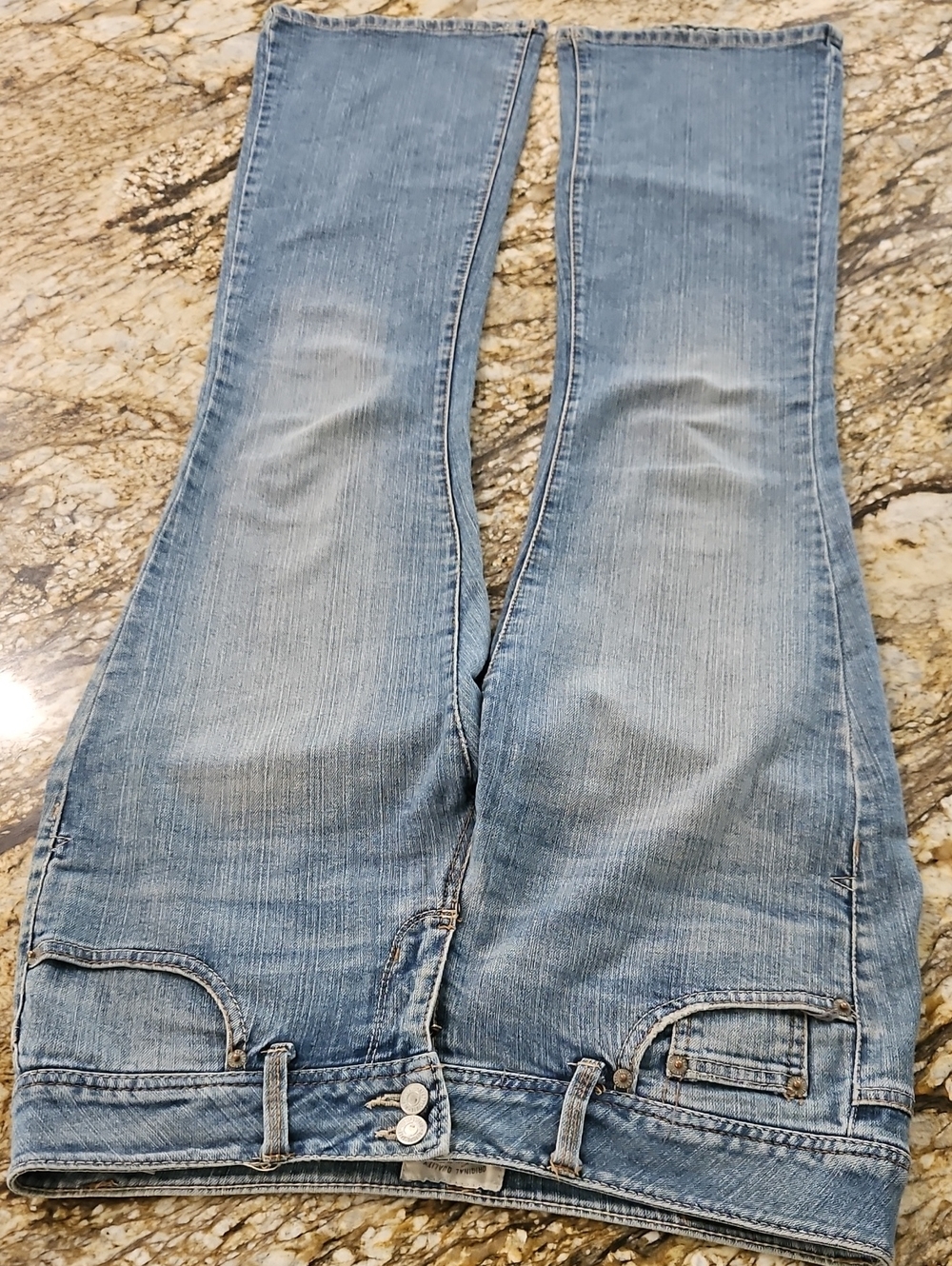 Aeropostale Y2K Hailey Blue Denim Jeans. Size 5/6 Inseam 30" Rise 5.5"